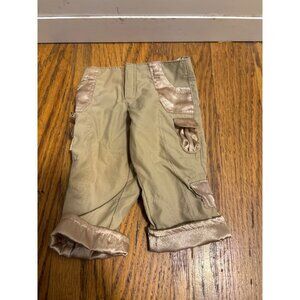 American Girl Doll Beige Cargo Pants & Sandals Outfit